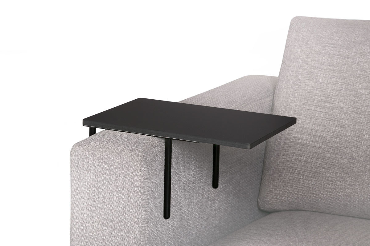 Helper sofa side table