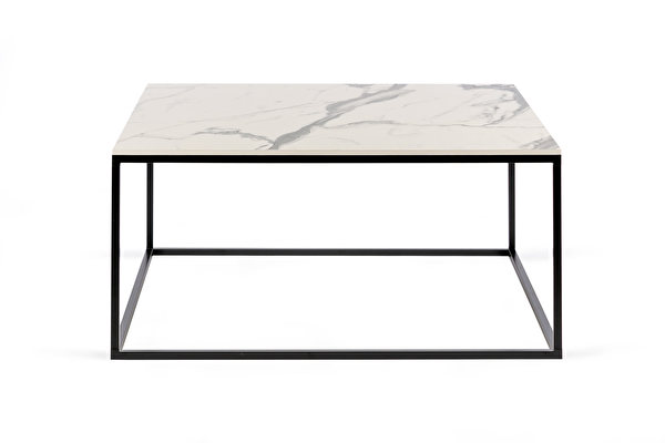 FOREST Coffee Square 80 White-marblelook-tabletop