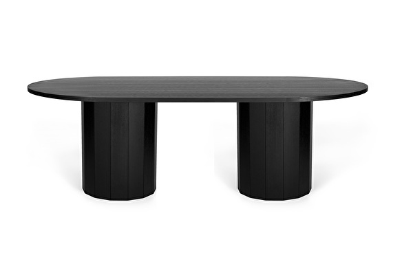 REVOLVE Large Dining table Black-oak