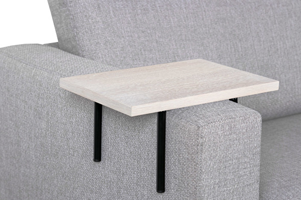 HELPER Sofa Side table Whitened-oak